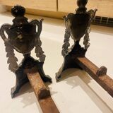 Chenets en bronze