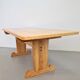 Vintage Danish Dining Room Trestle Table in Elm, 1960