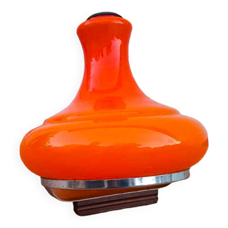 Vintage opaline glass orange design 1960s vintage pendant