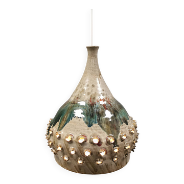 Grande lampe suspendue en céramique.