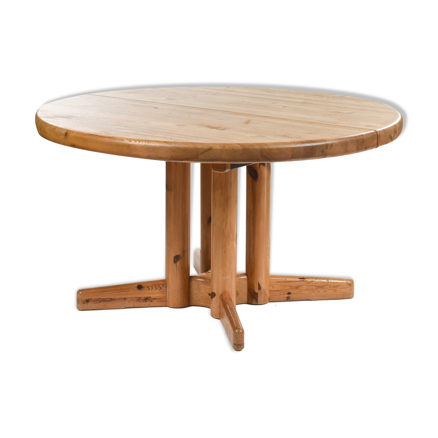 Table bois à rallonge / Extending dining table by Raine DAUMILLER