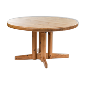 Table bois à rallonge / Extending dining table by Raine DAUMILLER