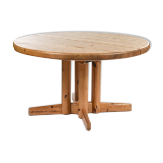 Table bois à rallonge / Extending dining table by Raine DAUMILLER
