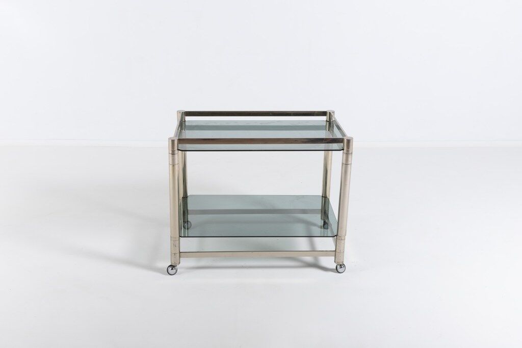 Italian chrome-plated steel service, 1970s