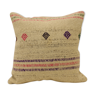 40x40 Cm Kilim Cushion,Vintage Cushion Cover