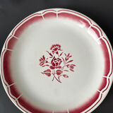 Plat en faïence vintage