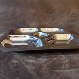 Metal compartment dish