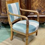 Restoration period armchair in 19th century cherry