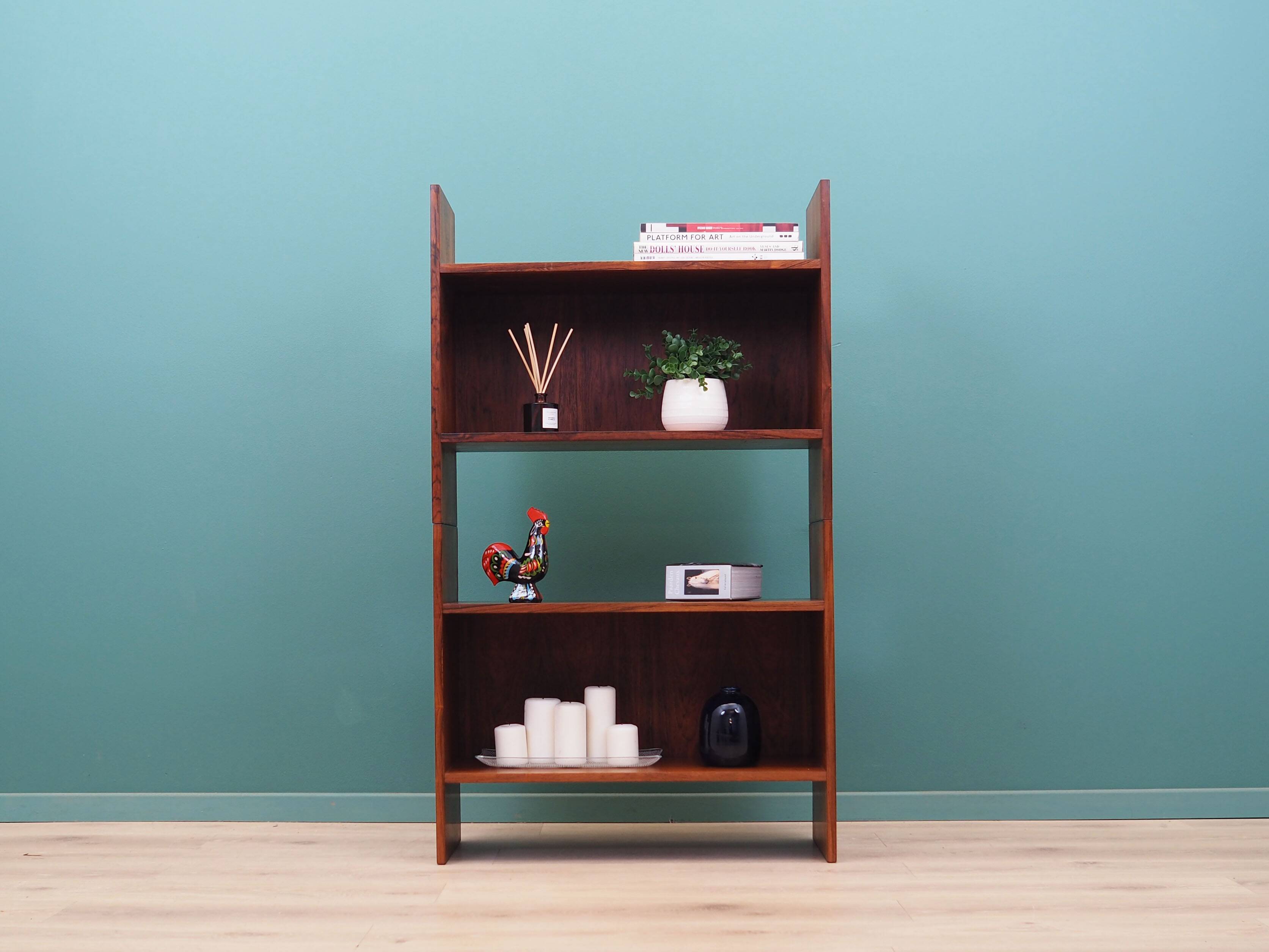 2 Danish rosewood floor-standing shelves, 1970s