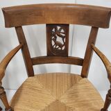 Pair of armchairs Landes 1900 vintage