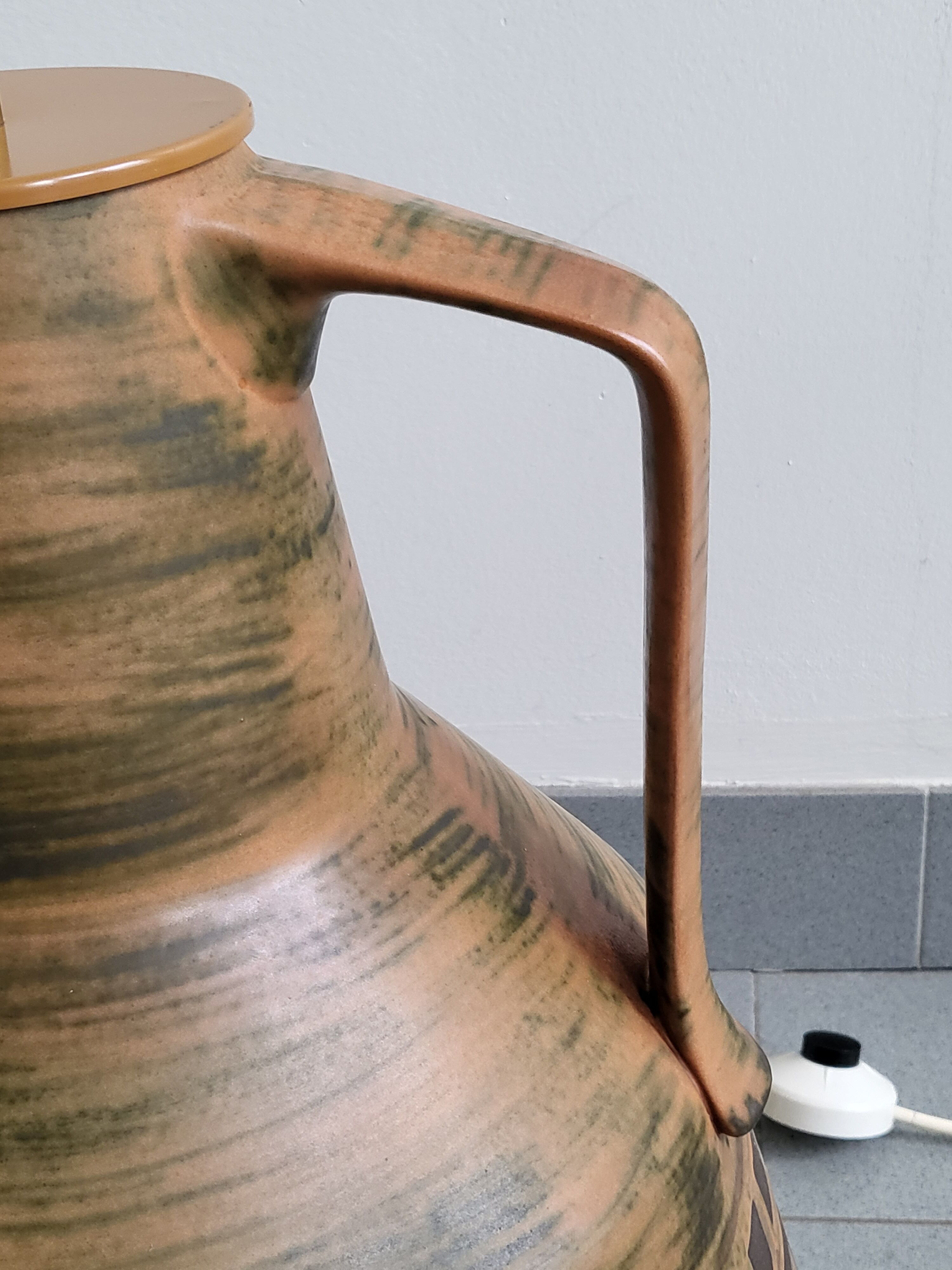 Vintage 1960 ceramic floor lamp