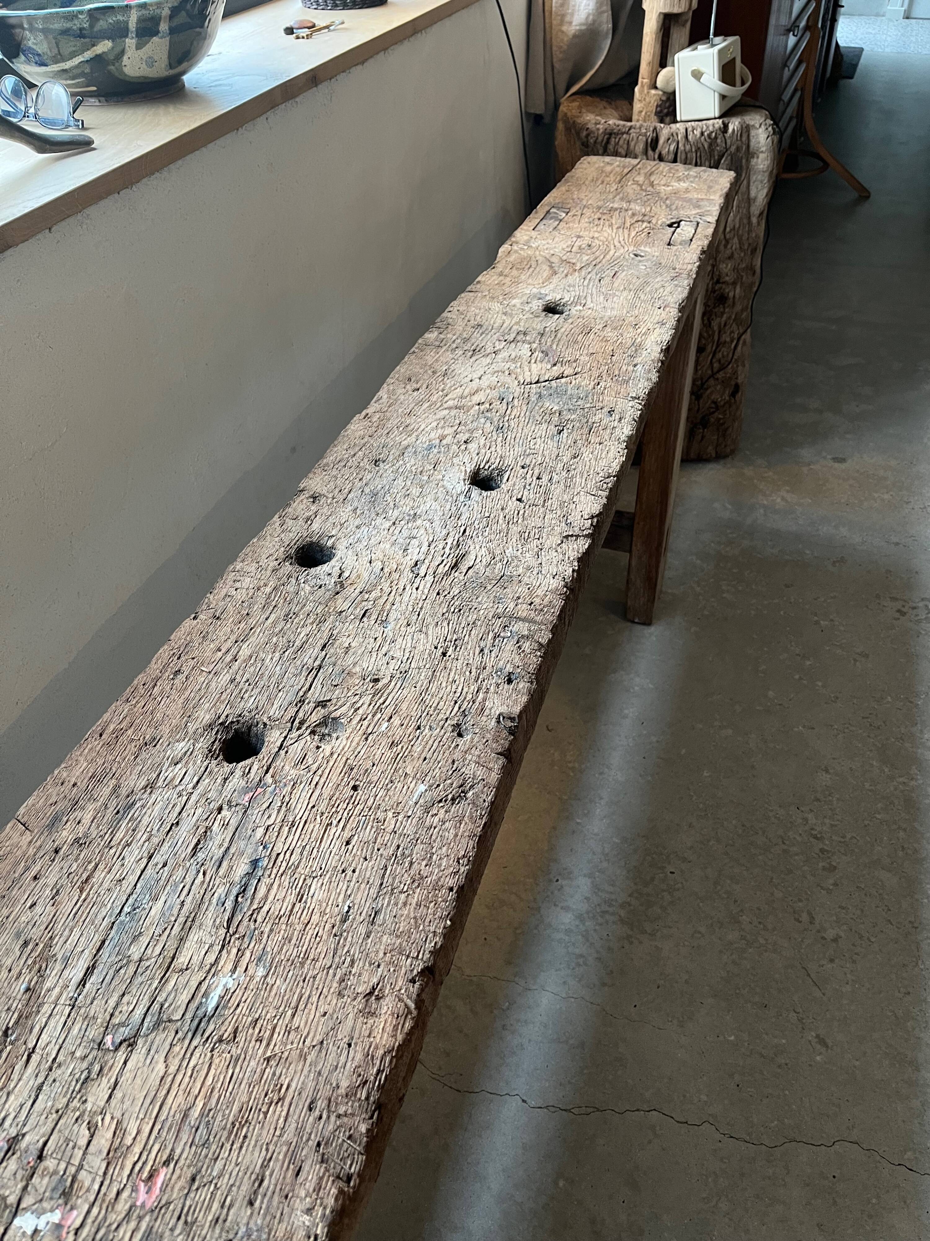 Wooden workbench