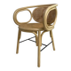 Fauteuil en rotin et cannage