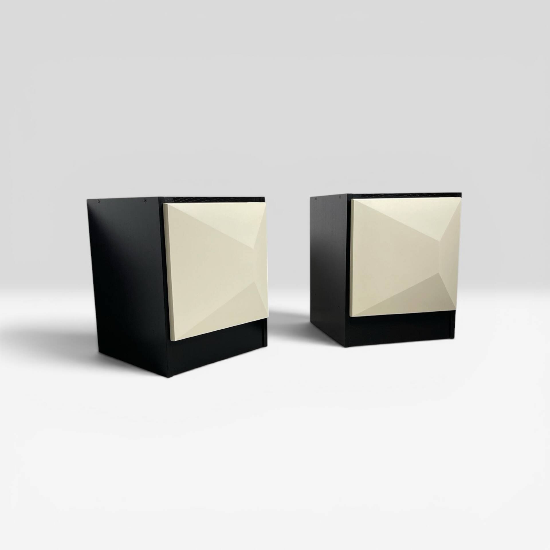 Pair of bedside tables 1980
