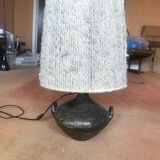 Ceramic lamp lampshade wool