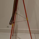 Vintage metal tripod schoolboy table