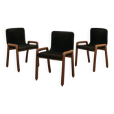 Guido Faleschini I4 Mariani 3 Sedie Mod. Dilos Design 1970’s Modern