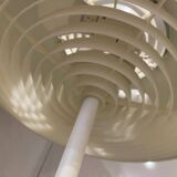 Ikea Nymane mushroom floor lamp TYP G1706 in white metal, 1990