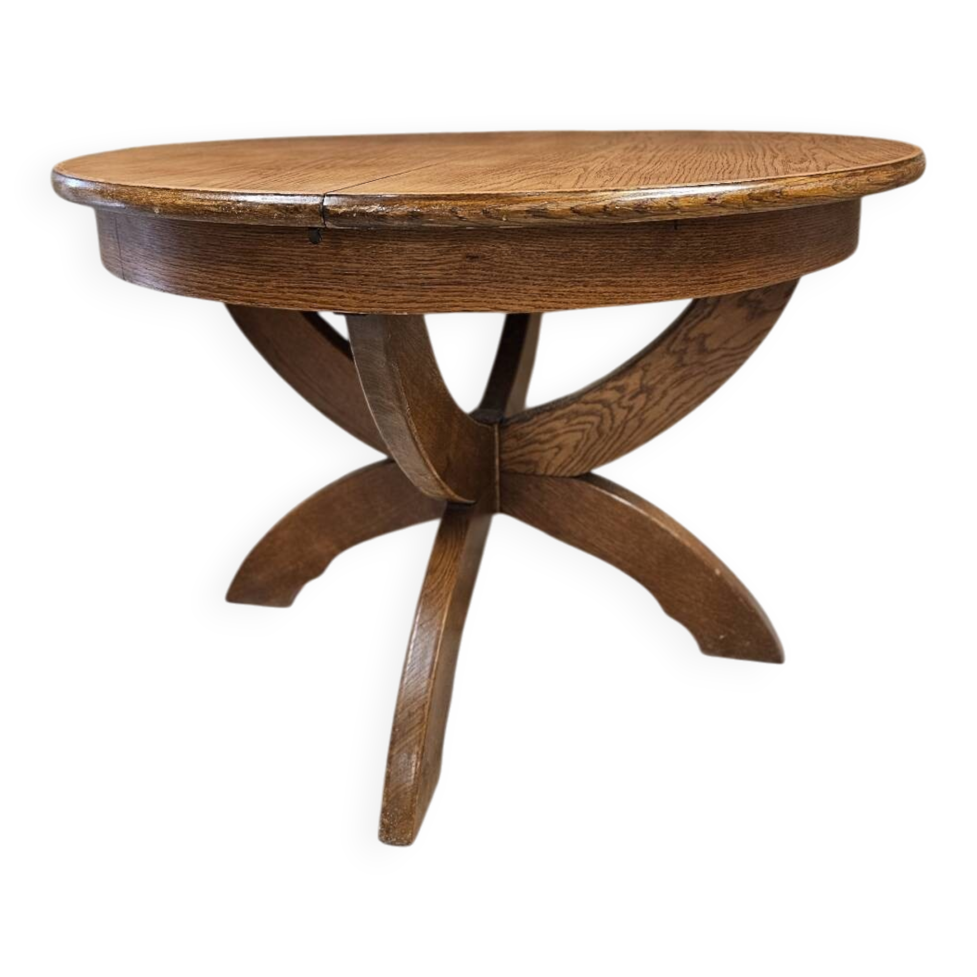 Vintage 1970s round dining table