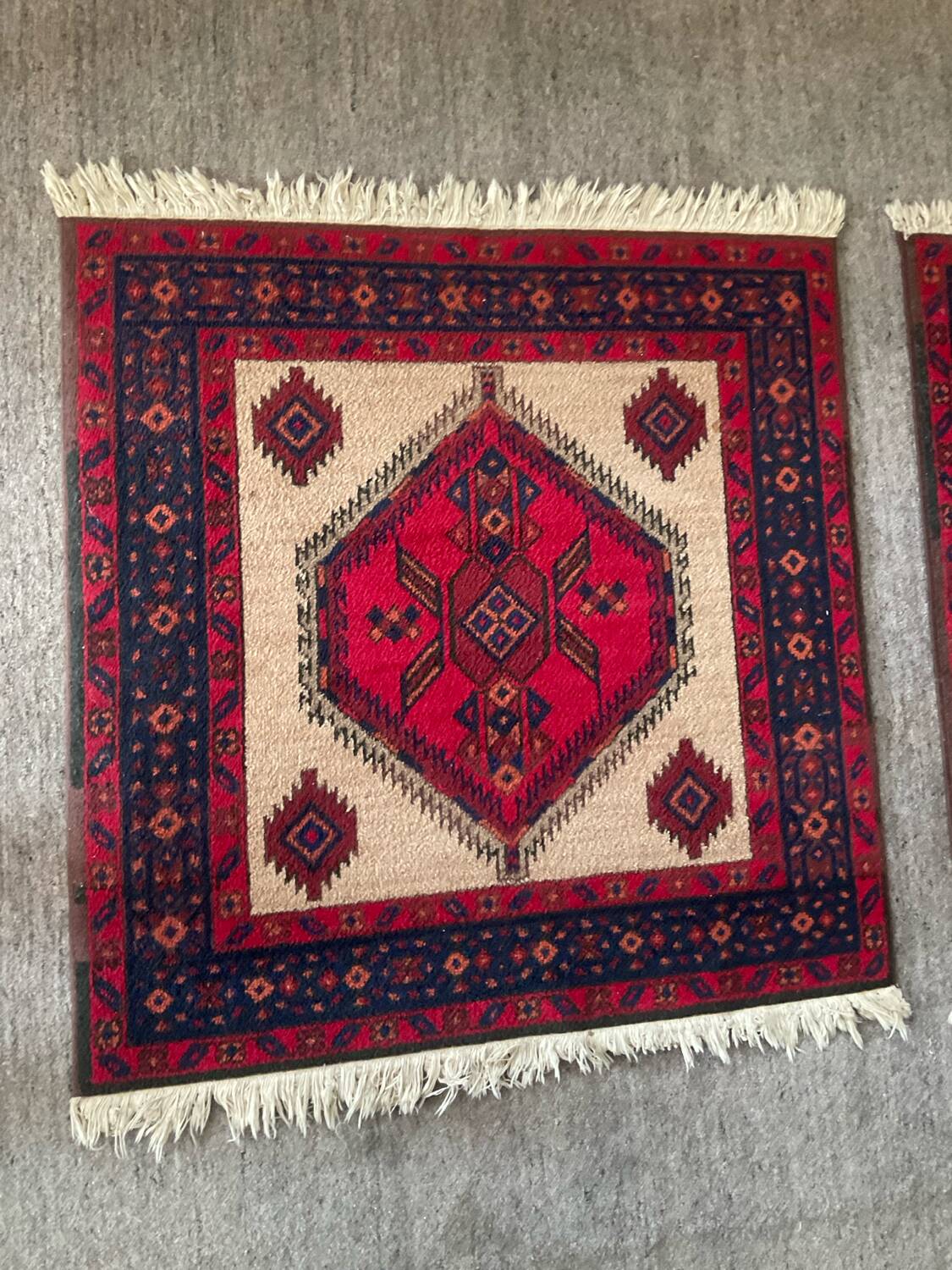 Karadja Louis de Poortere Vintage Rug Duo
