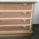 Pink chest of drawers four drawers