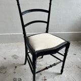 Reupholstered Napoleon III chairs
