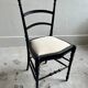 Chaises Napoléon III retapissées
