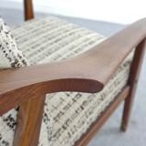 Pair of Vintage Scandinavian Easy Chairs, Lounge Chairs in Teak, 1960s