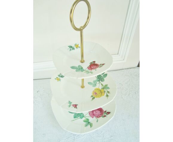 Plat A Gateaux Ancien Gien France Belles Motifs De Roses Annees 1960 Selency Plat A Gateaux Ancien Gien France Belles Motifs De Roses Annees 1960 Selency