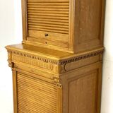 Office furniture with sliding shutter