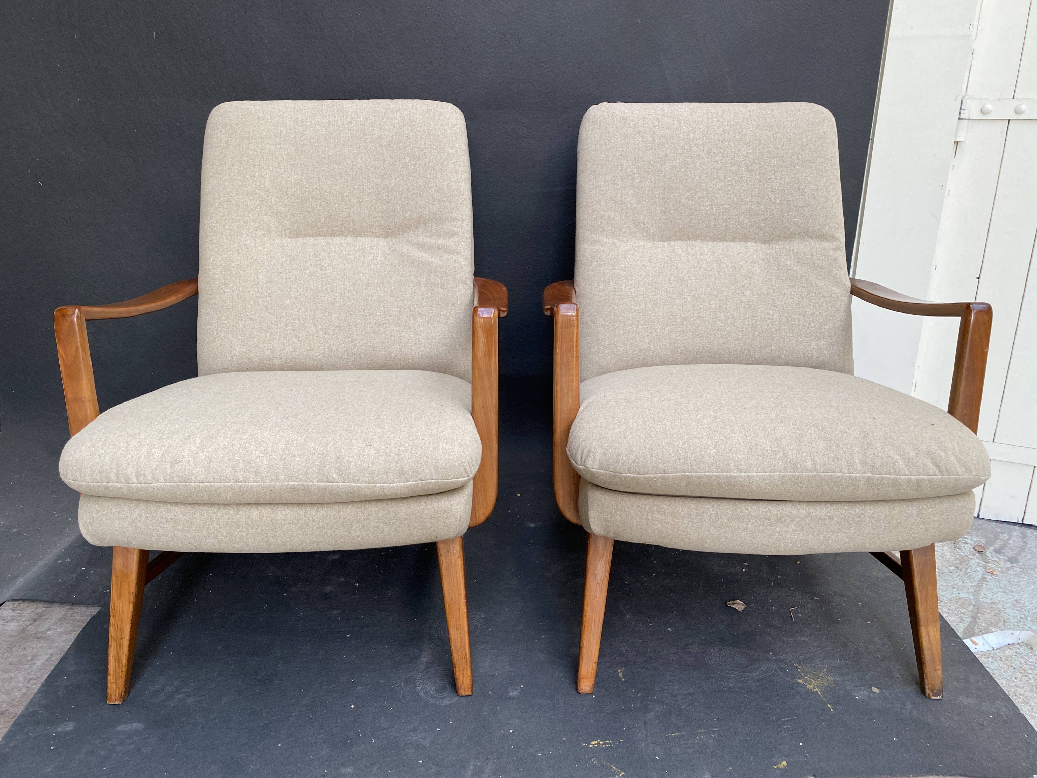 Pair of vintage armchairs