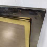 Mirror square brass design