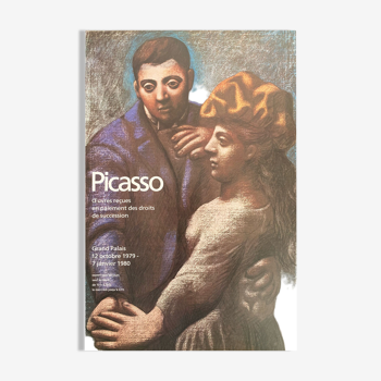 Affiche de Picasso au Grand Palais 1979 1980