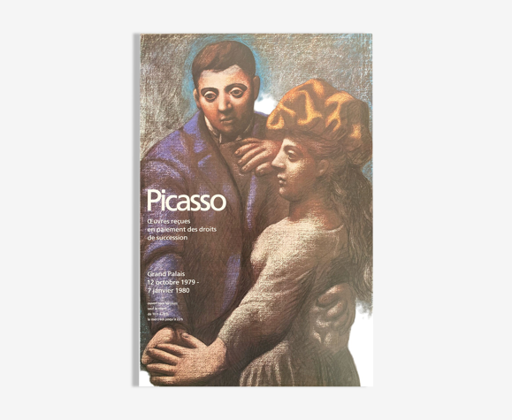 Affiche de Picasso au Grand Palais 1979 1980
