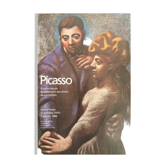 Affiche de Picasso au Grand Palais 1979 1980