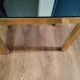 Vintage nesting table in gold metal and smoked mirror glass