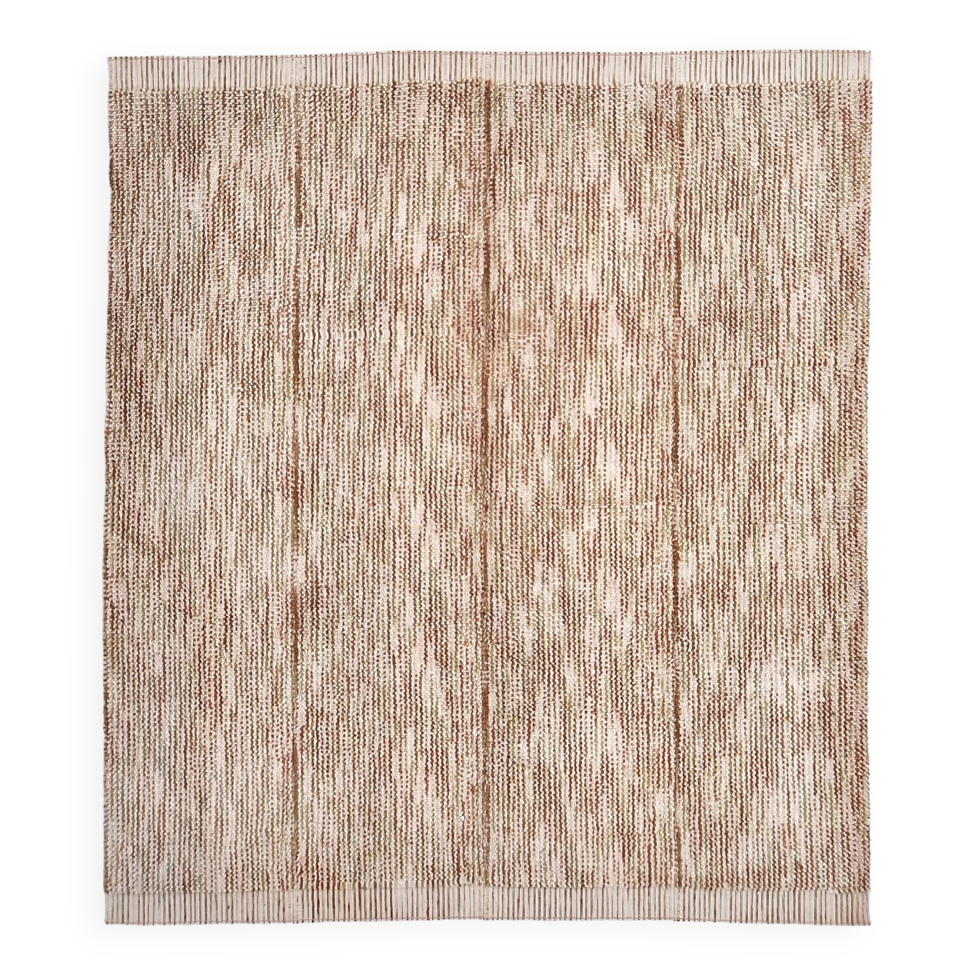 8x10 Terracotta Wool Turkish Vintage Rug, 269x300Cm