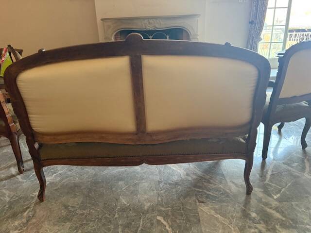 Sofa and 4 Louis XV style armchairs