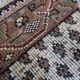 Vintage Indian carpet Seraband handmade 73cm x 143cm 1970s