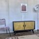 Enfilade meuble tv vintage pieds compas