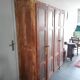 Armoire vintage en bois, 4 portes, style vestiaire
