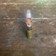 Vintage silver match chrome + gold metal lighter made in france