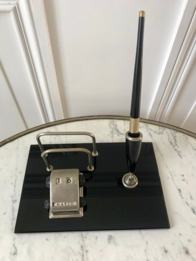 Date pencil holder Italian 50s