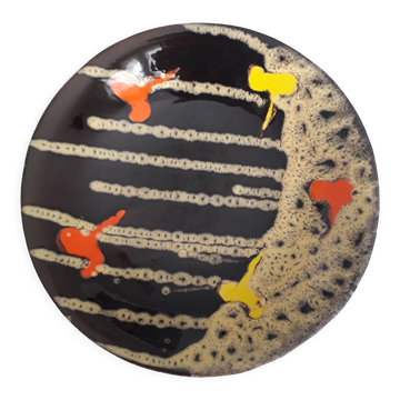 Poet-Laval dish 31 cm vintage ceramic