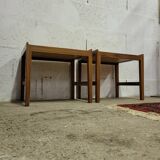 Paire de tables basses scandinaves