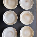 Set of 6 plates sandstone of the Marais
