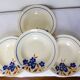 4 assiettes creuses vintage Badonviller 211249
