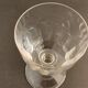 Lot of 8 old glass walking glasses of 2 different sizes