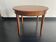 Vintage 1950 Hainke Germany round wooden coffee table - 61 cm