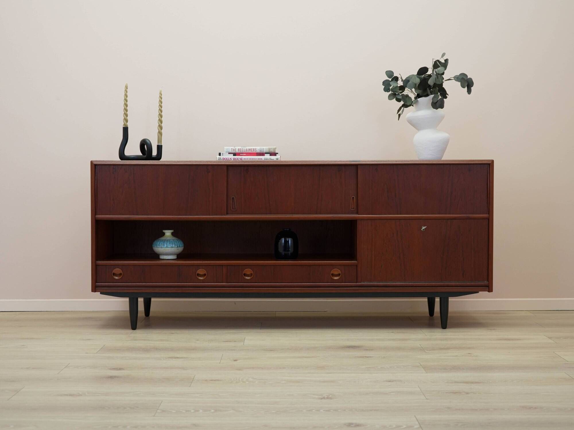 Teak sideboard, Danish design, 1970s, made in Denmark